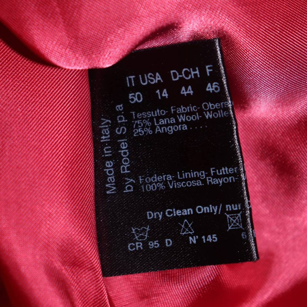 Cinzia Rocca Angora Wool Coat Size 14 - Picture 8 of 10